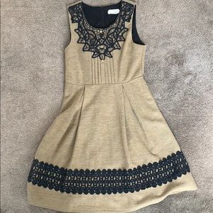 A’reve Burlap Lace dress fully lined formal work